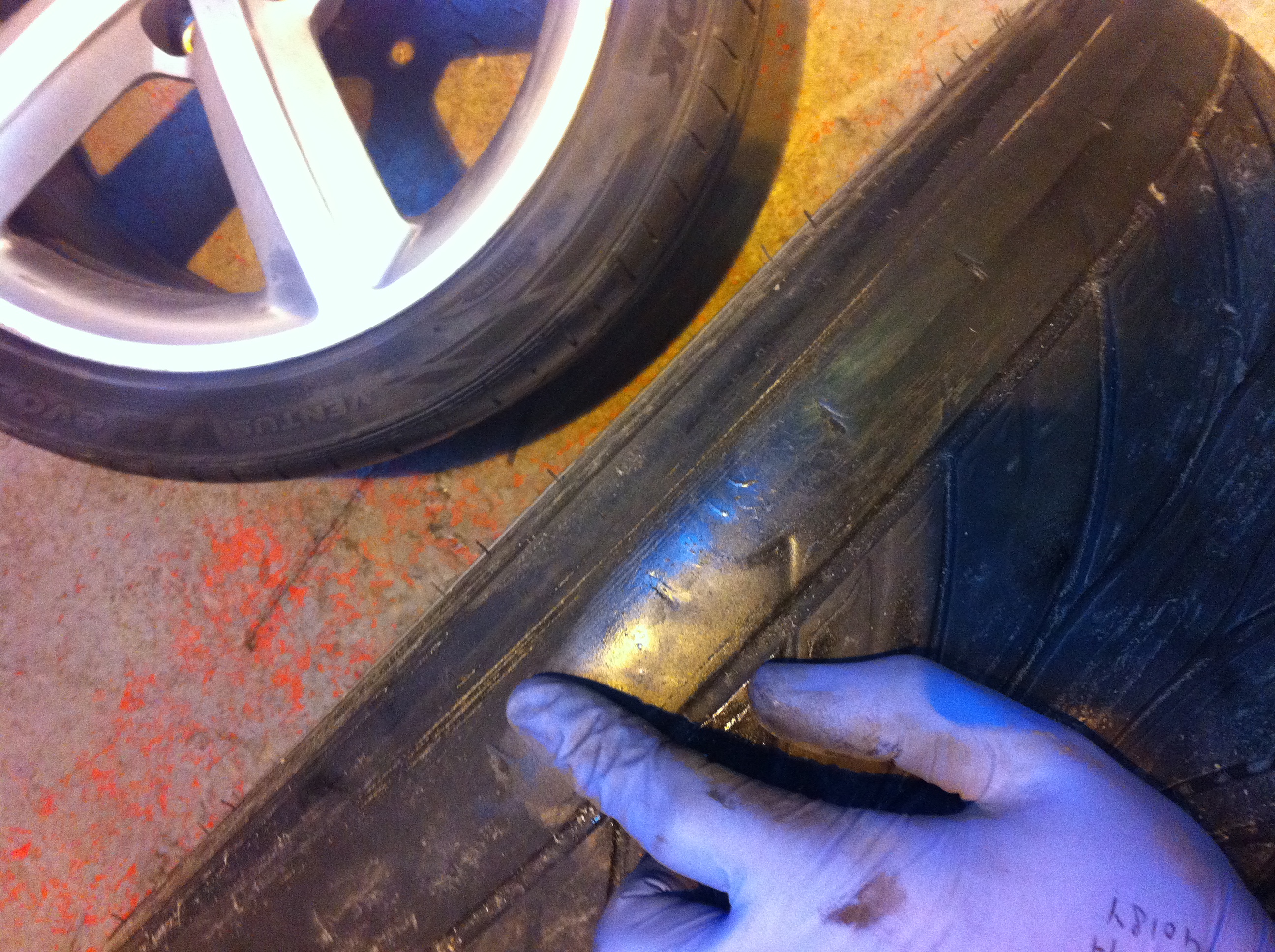 bald tyres