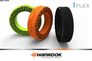 The Hankook Tyres non-pneumatic tyres
