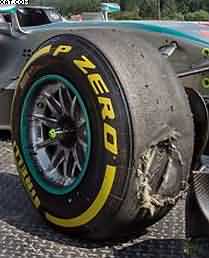 Pirelli tyre failure