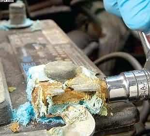 scrap car battery