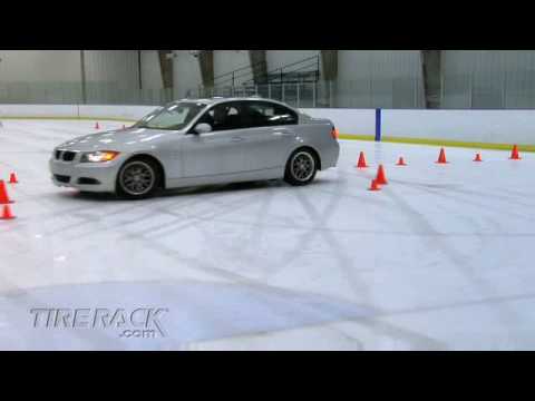 yt 2224 Tire Rack Tire Test WinterSnow vs. All Season vs. Summer Tires on Ice